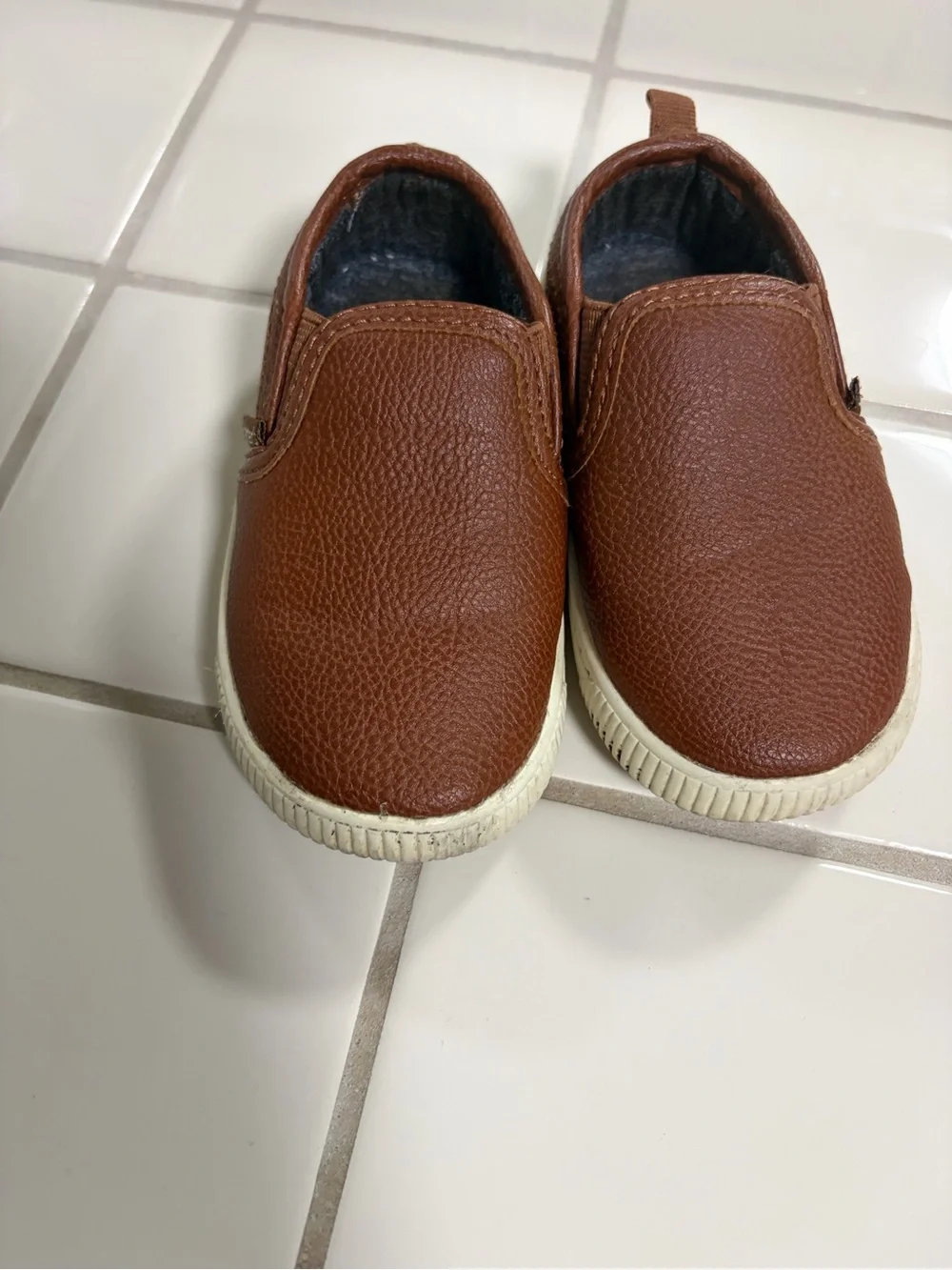Carter's Brown Slip-On Kids Sneakers